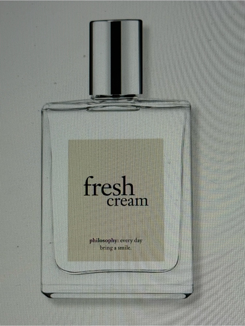 Philosophy Fresh Cream Perfume - Cream & Silver Bottle NWOB